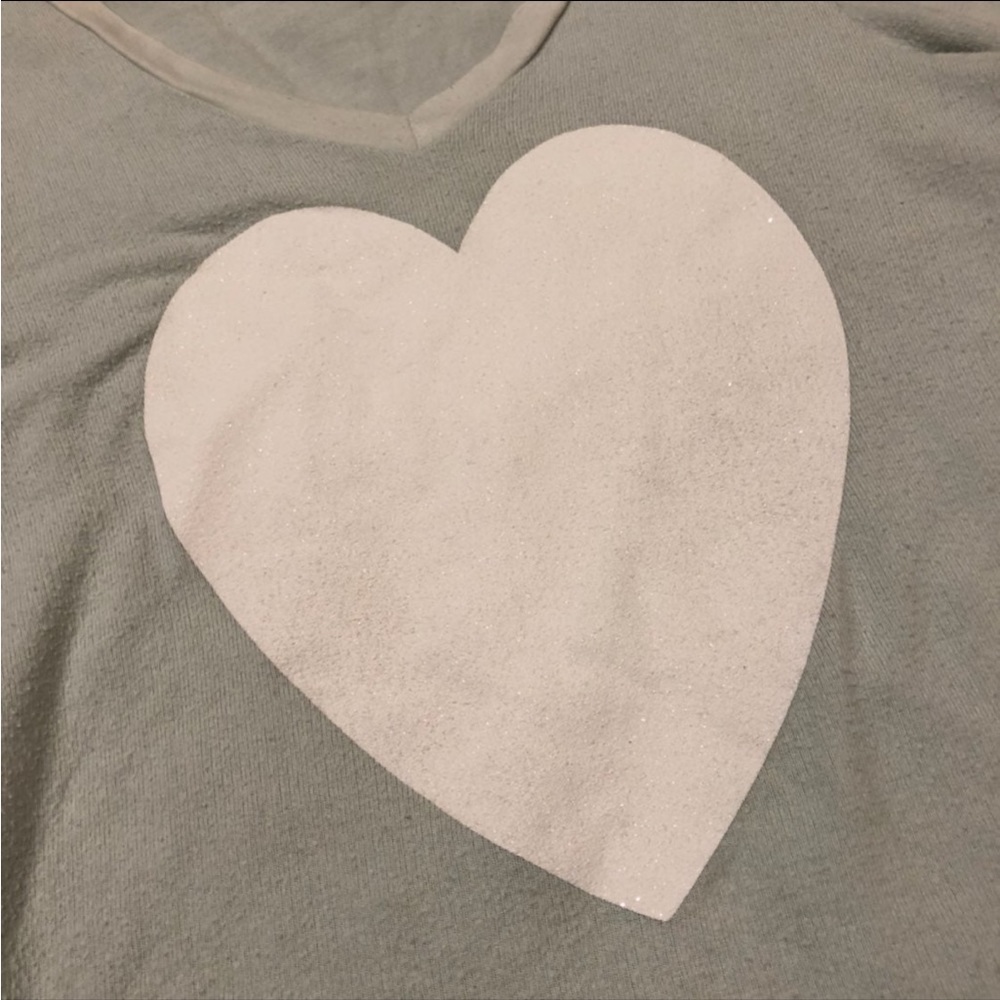 Wildfox Sparkle Heart Jumper - Picture 3 of 7